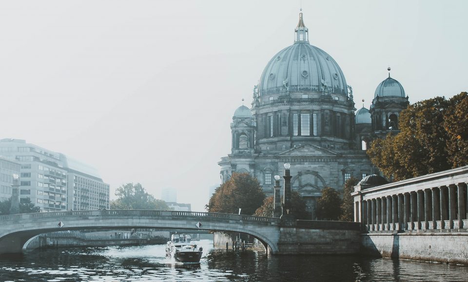 Photo of Berlin with the cathedral on the background