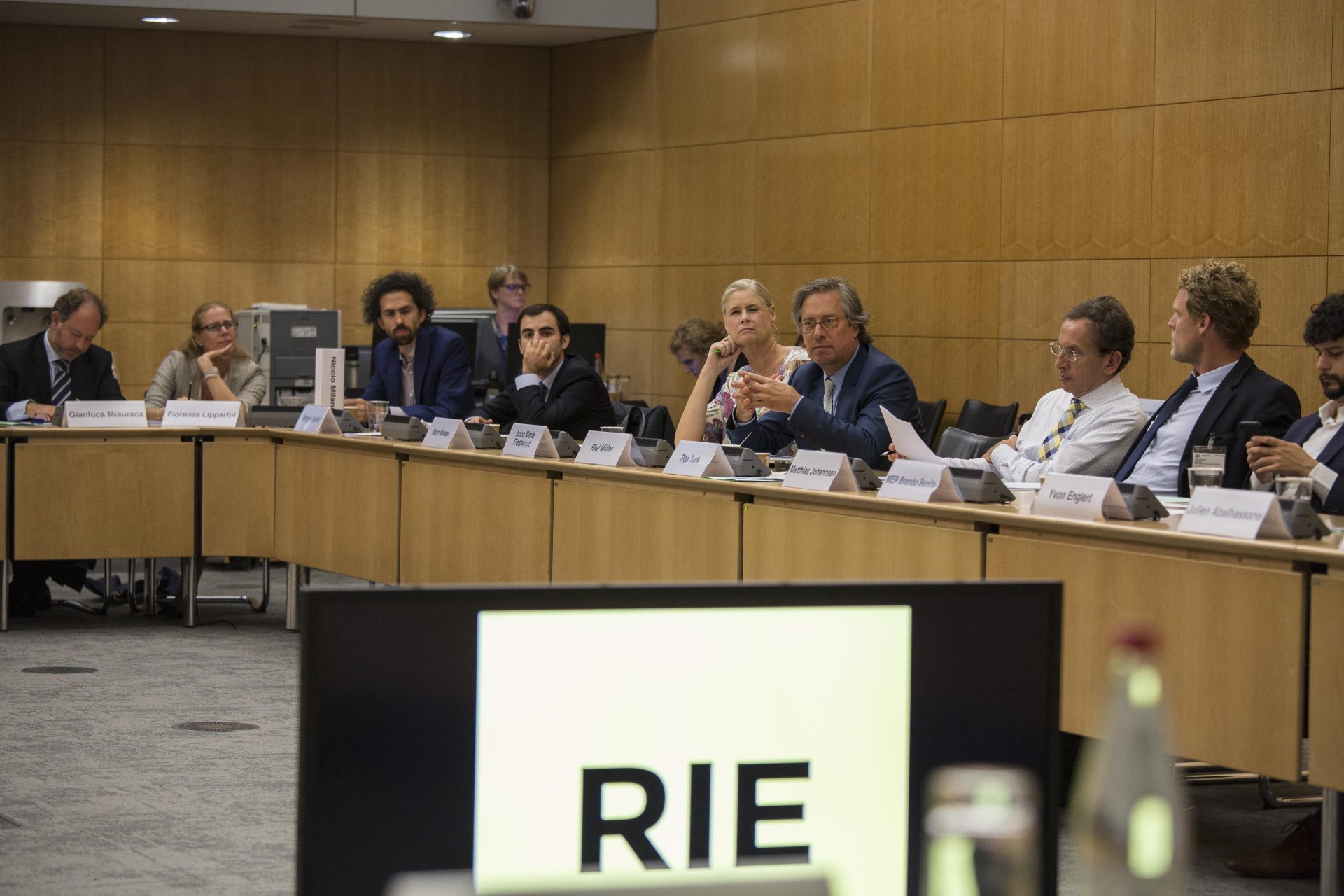 Some of the participants of the First annual meeting of Re-Imagine Europa at the OECD in Paris