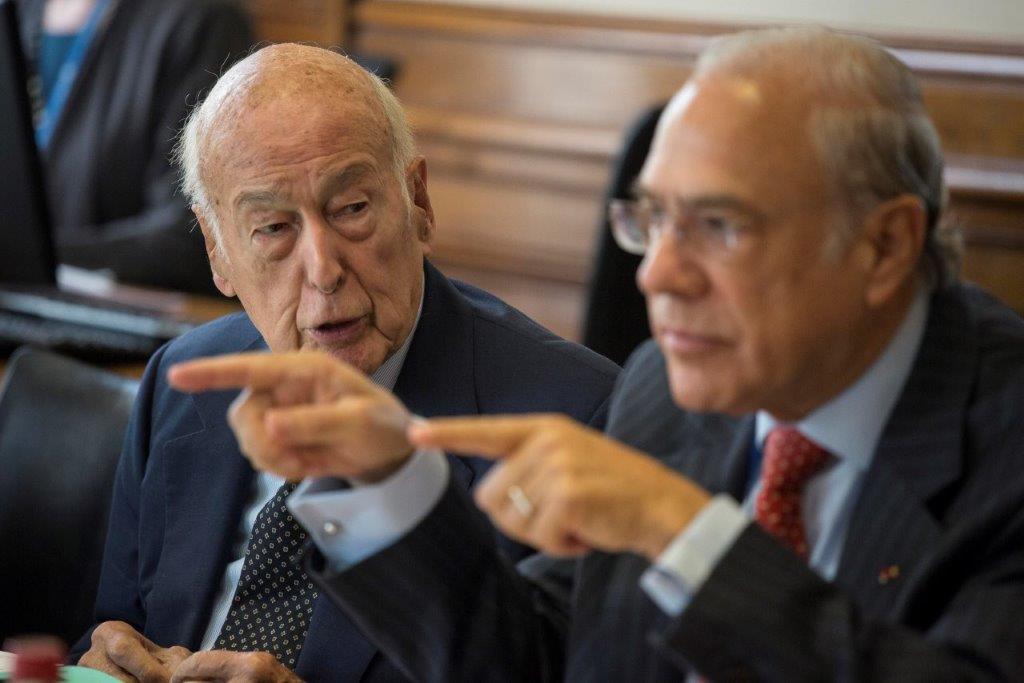 Giscard d'Estaing and Angel Gurria