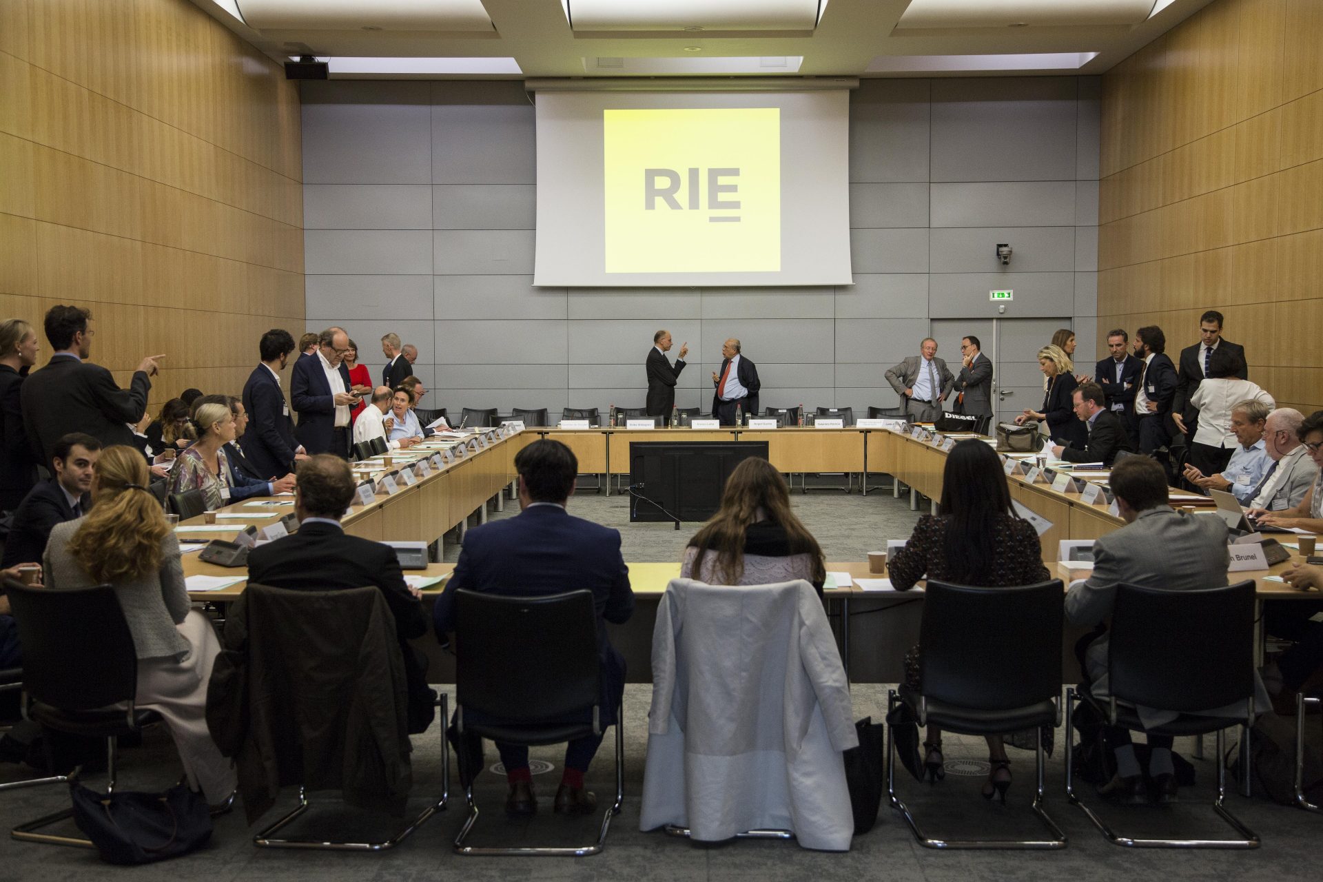 Room of the First annual meeting of Re-Imagine Europa at the OECD in Paris, september 18th.