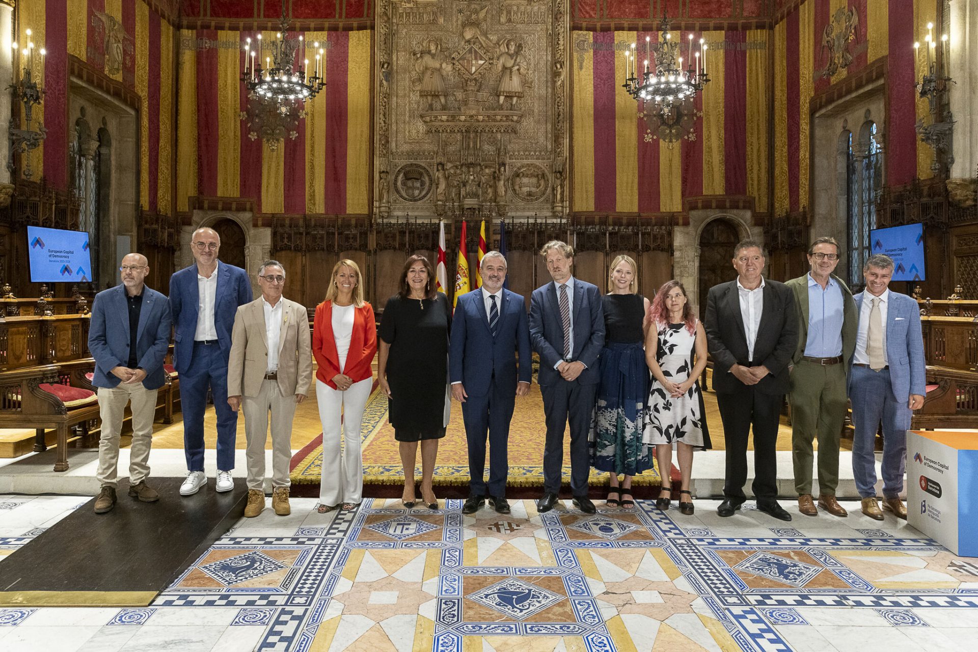 Family picture of the Future4Citizens presentation event in Barcelona
